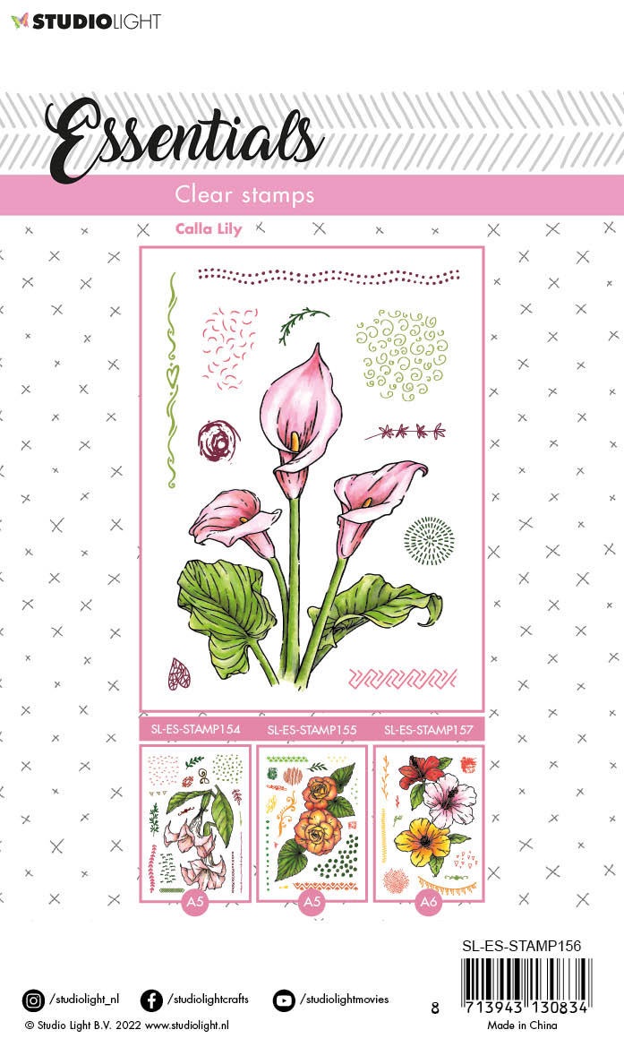 SL Clear Stamp Calla Lily Essentials 105x148x3mm 11 PC nr.156-3
