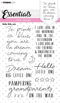 SL Clear Stamp Hello Little One Essentials 105x148x3mm 1 PC nr.174-1