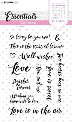 SL Clear Stamp Sentiments/Wishes - Love Essentials 105x148x3mm 1 PC nr.179-1