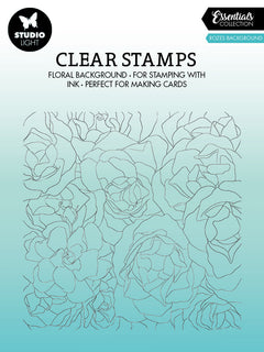 SL Clear Stamp Rozes Background Essentials 140x140x3mm 1 PC nr.322-1