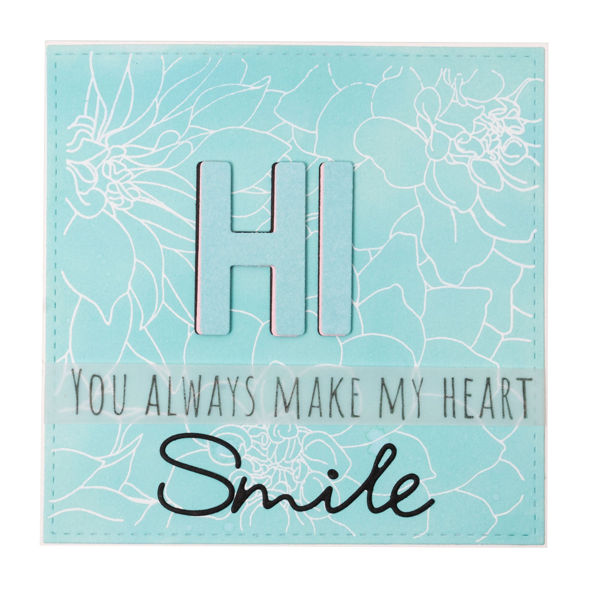 SL Clear Stamp Dahlia Background Essentials 140x140x3mm 1 PC nr.323-3