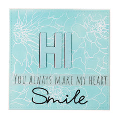 SL Clear Stamp Dahlia Background Essentials 140x140x3mm 1 PC nr.323-3