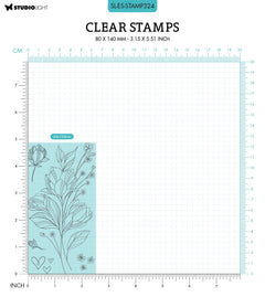 SL Clear Stamp Striped Bouquet Essentials 80x140x3mm 5 PC nr.324-2