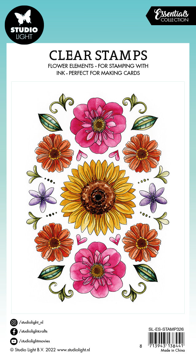SL Clear Stamp Blooming Dream Essentials 148x105x3mm 13 PC nr.326-4
