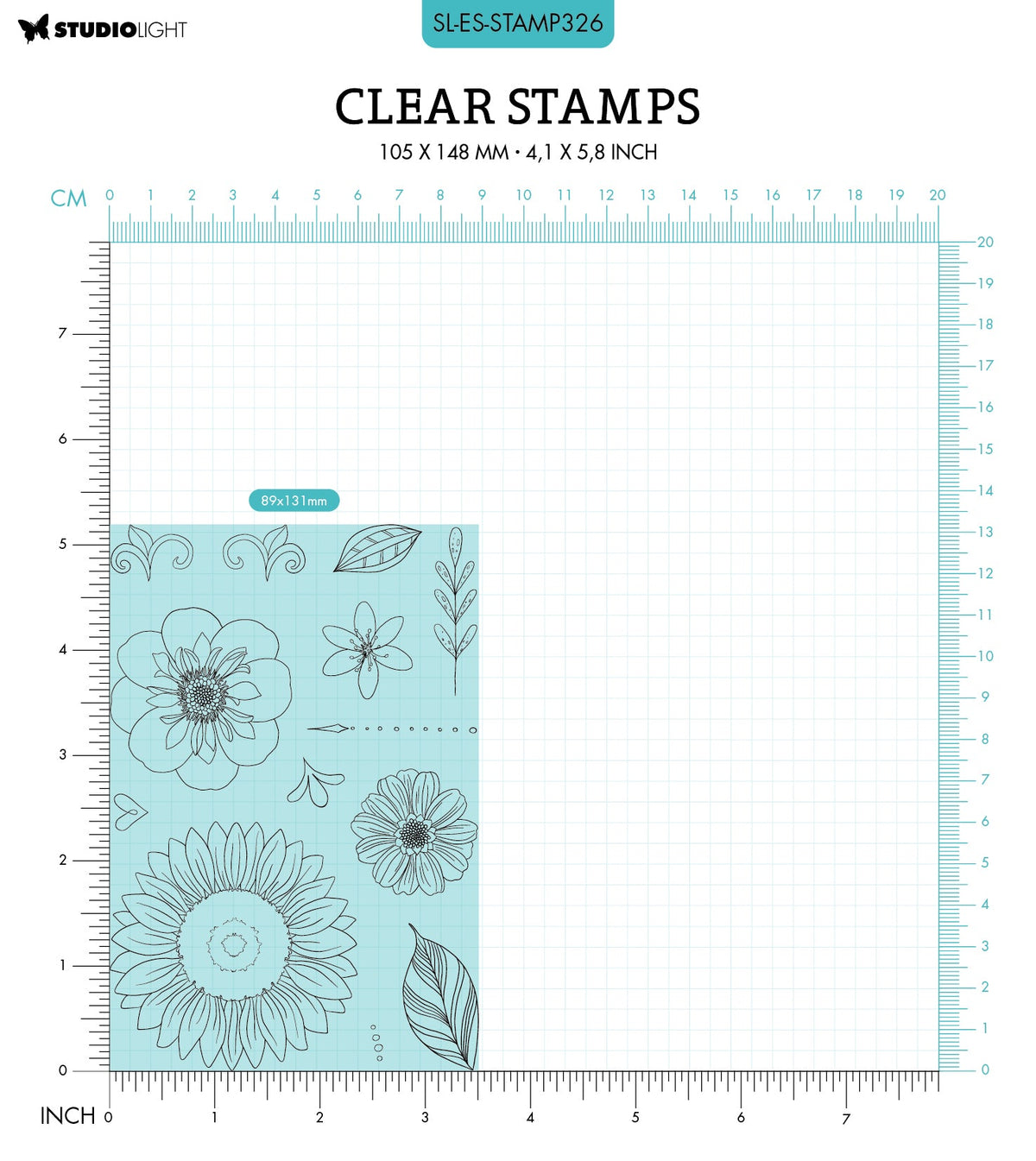 SL Clear Stamp Blooming Dream Essentials 148x105x3mm 13 PC nr.326-2
