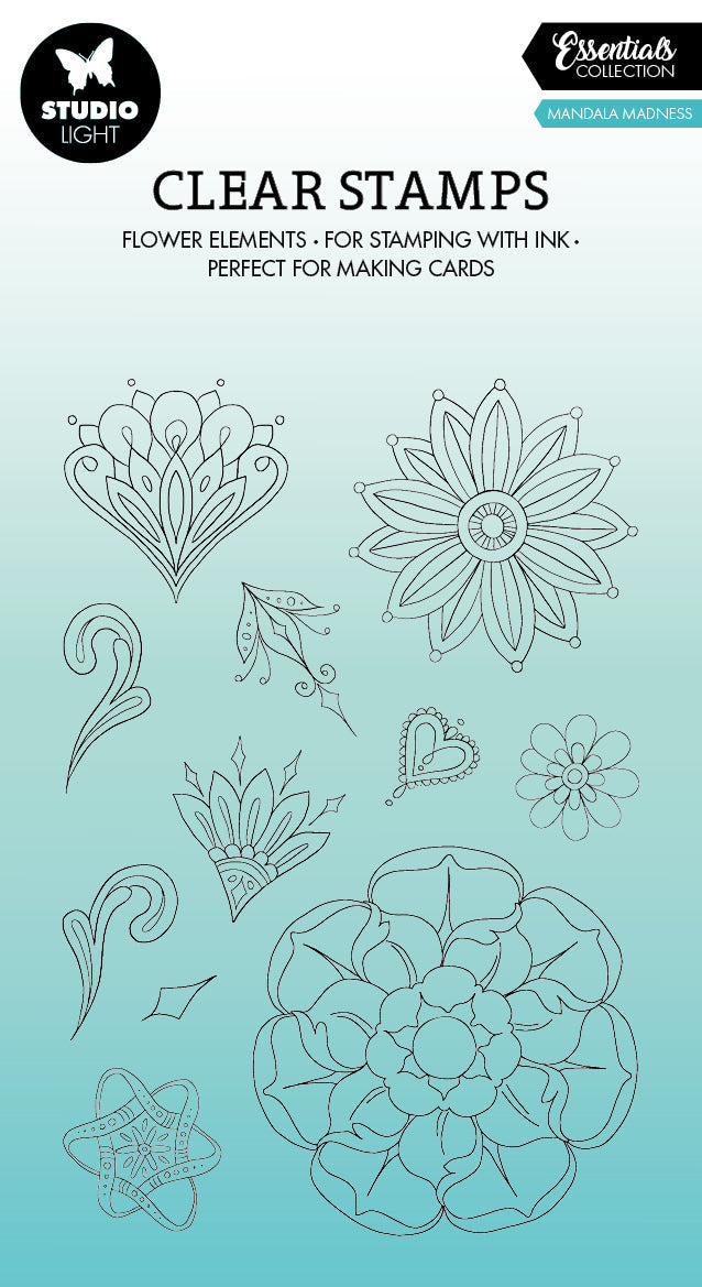 SL Clear Stamp Mandala Madness Essentials 148x105x3mm 11 PC nr.327-1
