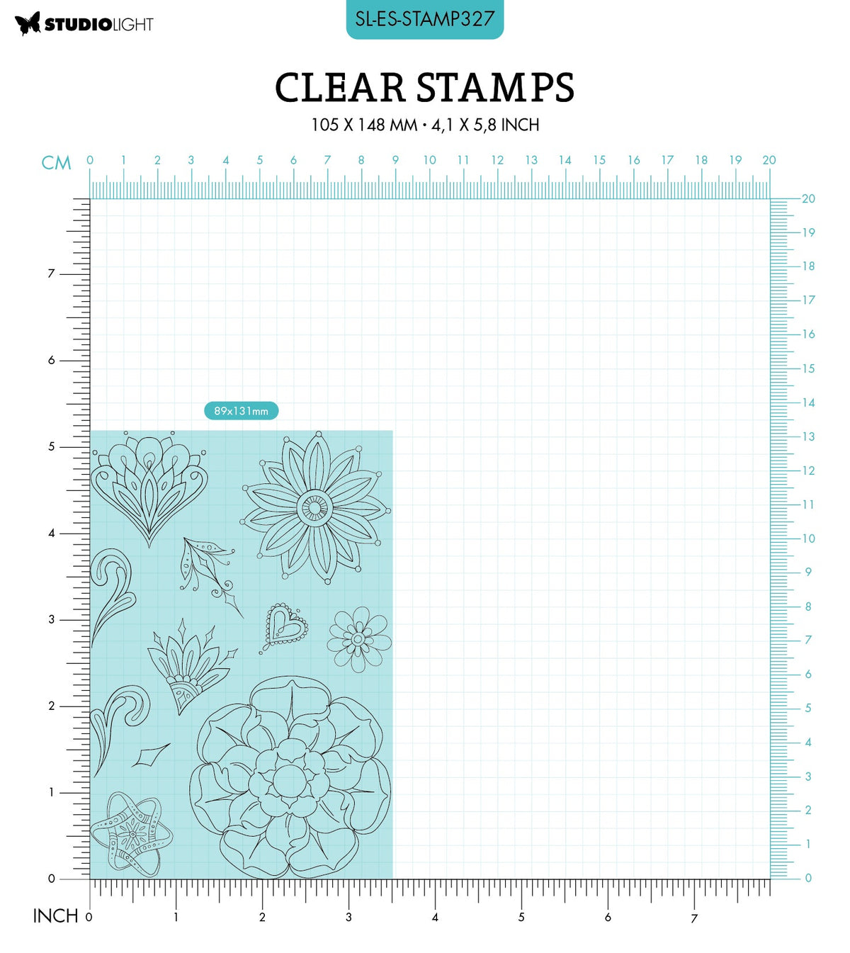 SL Clear Stamp Mandala Madness Essentials 148x105x3mm 11 PC nr.327-2