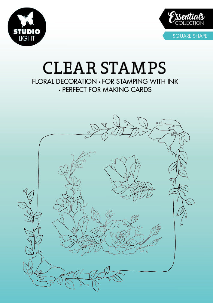 SL Clear Stamp Square Essentials 100x99x3mm 3 PC nr.362-1