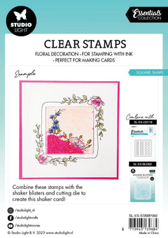 SL Clear Stamp Square Essentials 100x99x3mm 3 PC nr.362-4