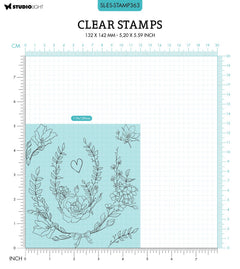SL Clear Stamp Oval Essentials 119x129x3mm 6 PC nr.363-2