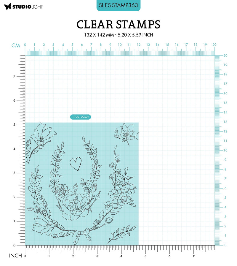 SL Clear Stamp Oval Essentials 119x129x3mm 6 PC nr.363-2