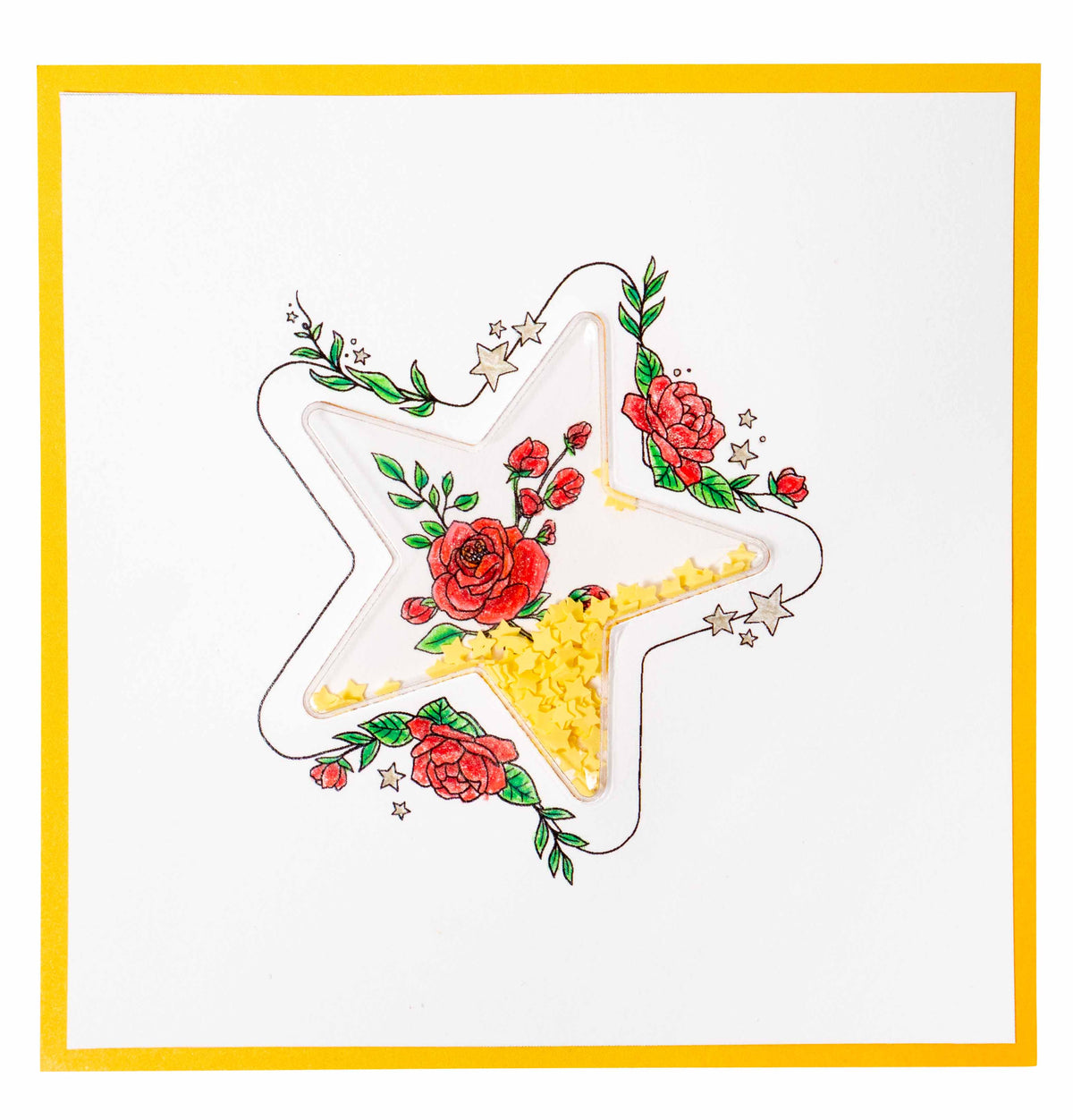 SL Clear Stamp Small Star Essentials 99x99x3mm 9 PC nr.366-3