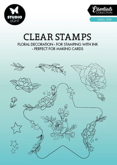 SL Clear Stamp Small Star Essentials 99x99x3mm 9 PC nr.366-1