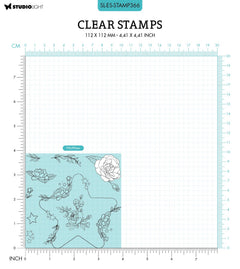 SL Clear Stamp Small Star Essentials 99x99x3mm 9 PC nr.366-2
