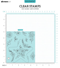 SL Clear Stamp Big Star Essentials 119x129x3mm 11 PC nr.367-2