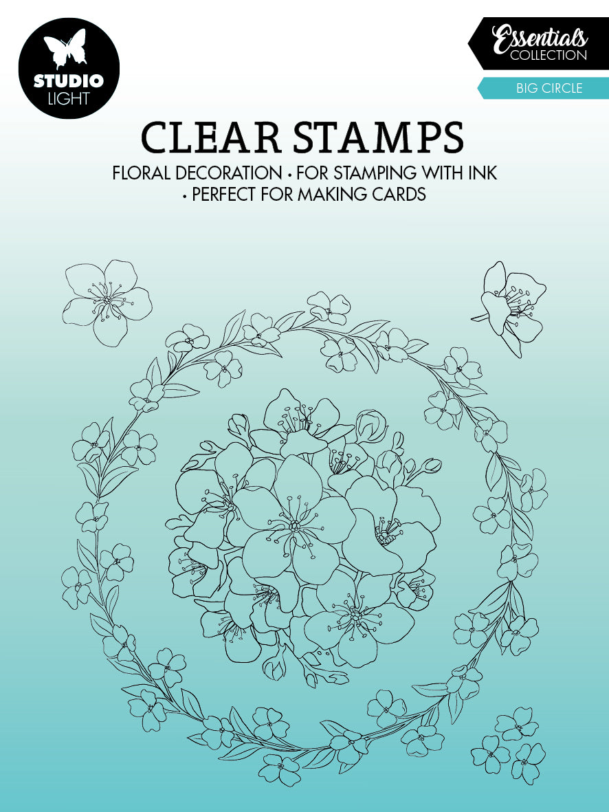 SL Clear Stamp Big Circle Essentials 119x129x3mm 5 PC nr.368-1