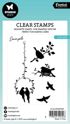 SL Clear Stamp Love Bird Essentials 62x93x3mm 5 PC nr.385-4