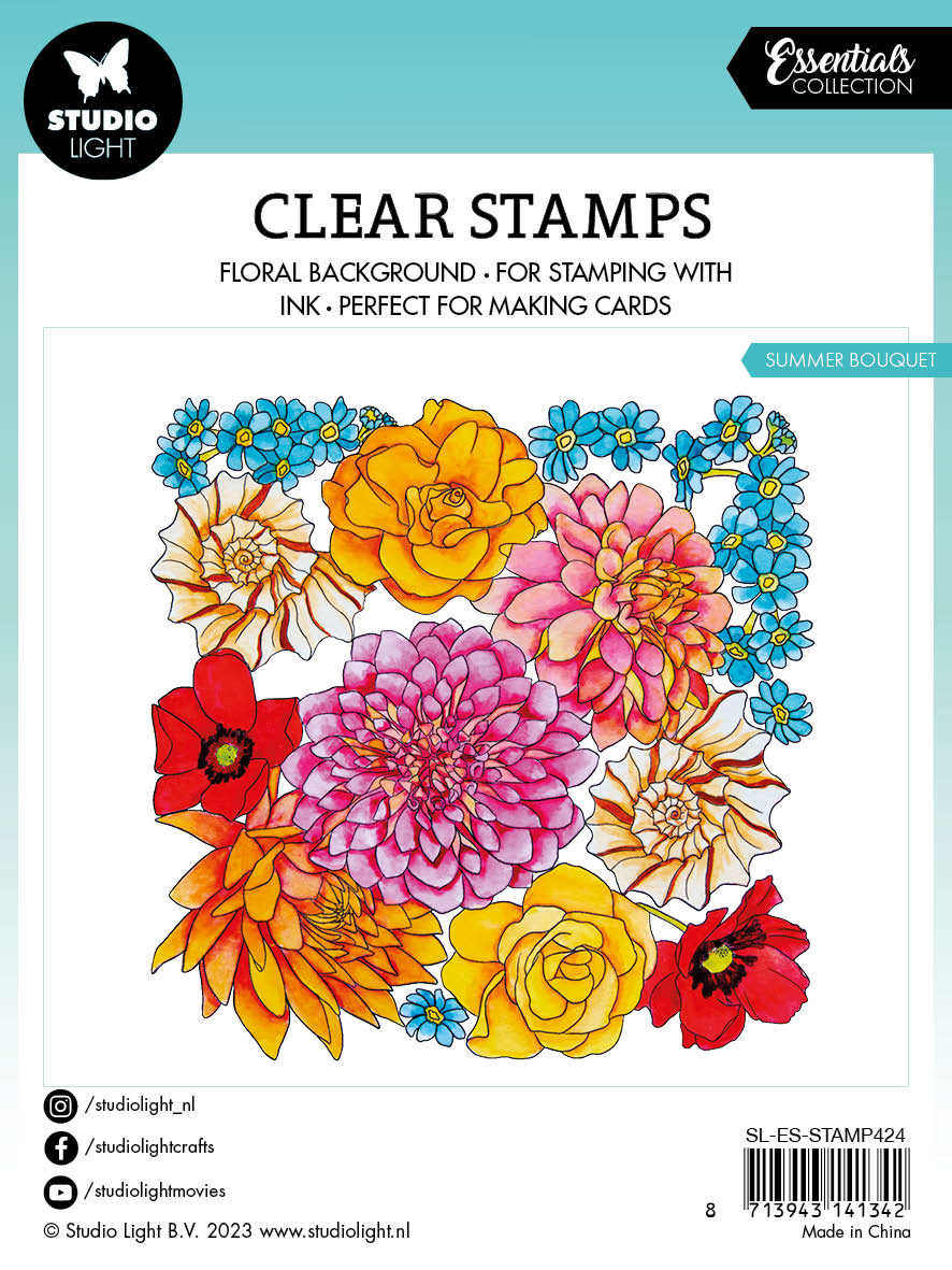 SL Clear Stamp Summer Bouquet Essentials 88.5x131.5x3mm 4 PC nr.424-3