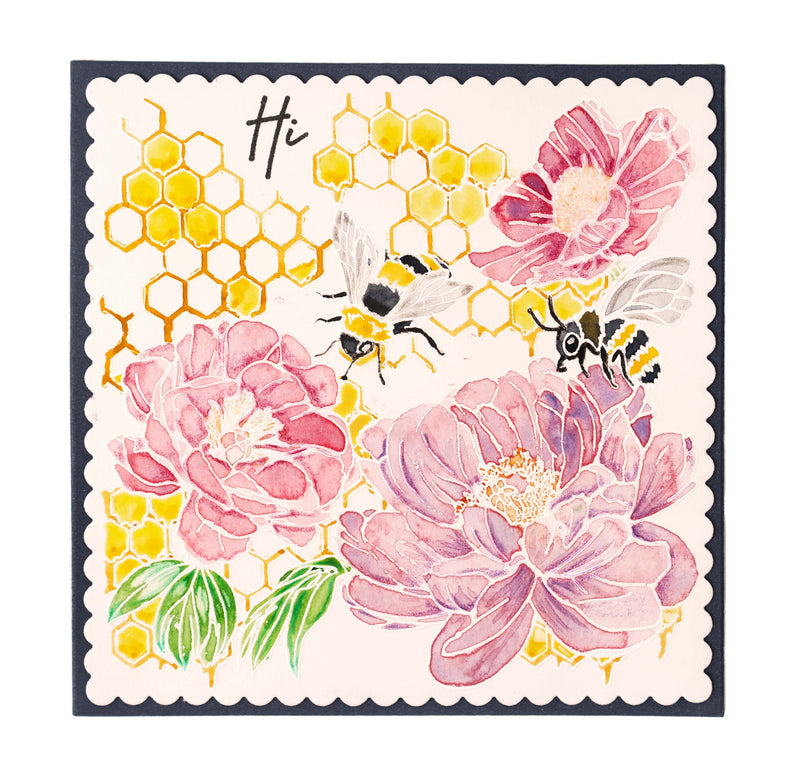 SL Clear Stamp Honey Bees Essentials 88.7x132x3mm 6 PC nr.425-2