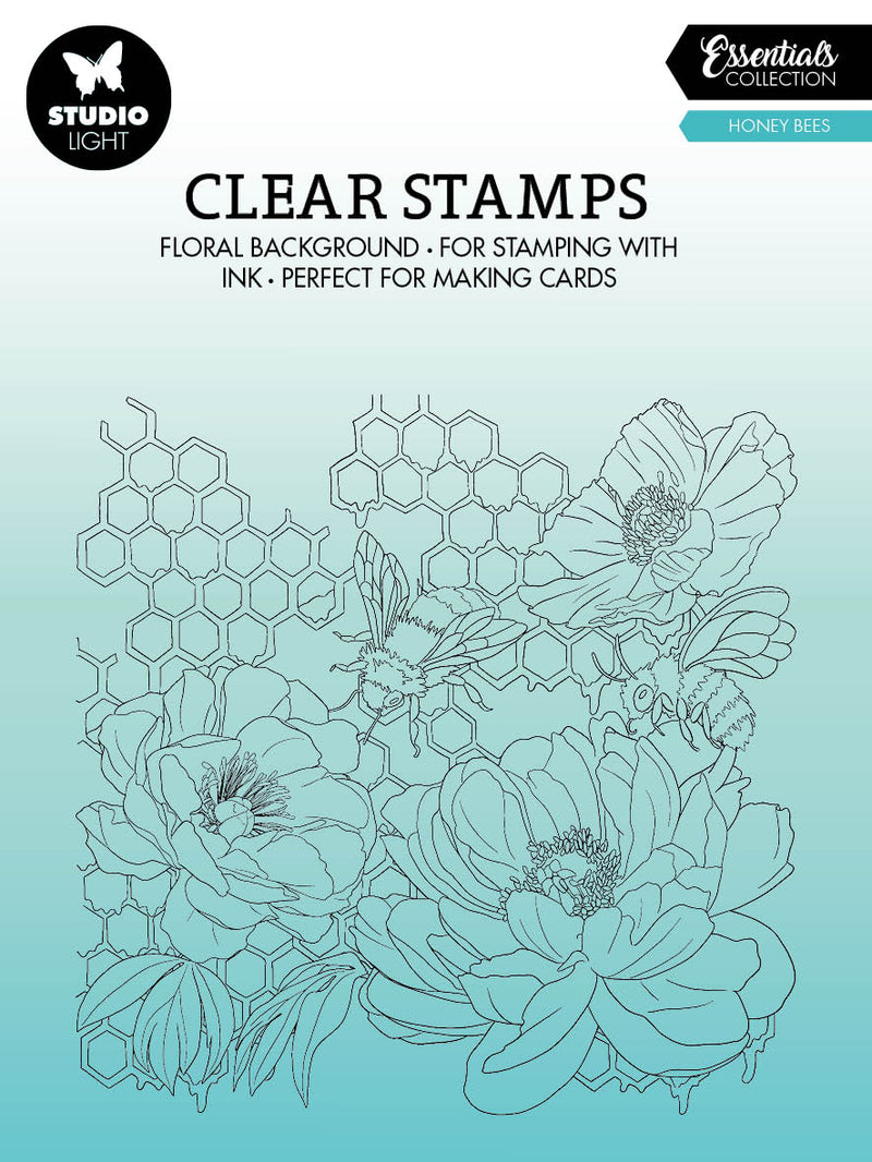 SL Clear Stamp Honey Bees Essentials 88.7x132x3mm 6 PC nr.425-1