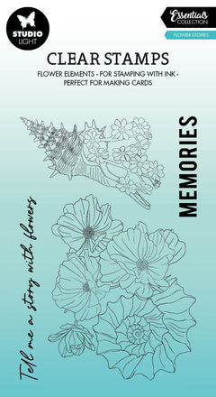 SL Clear Stamp Flower Stories Essentials 88.7x131.8x3mm 6 PC nr.426-1