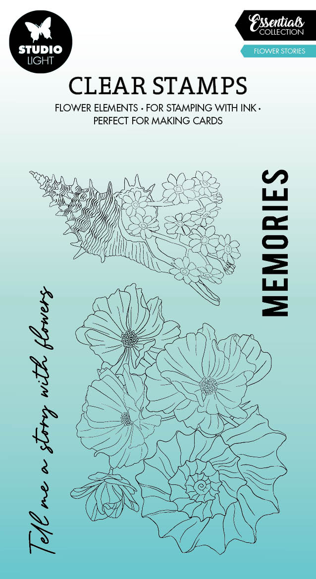 SL Clear Stamp Flower Stories Essentials 88.7x131.8x3mm 6 PC nr.426-1