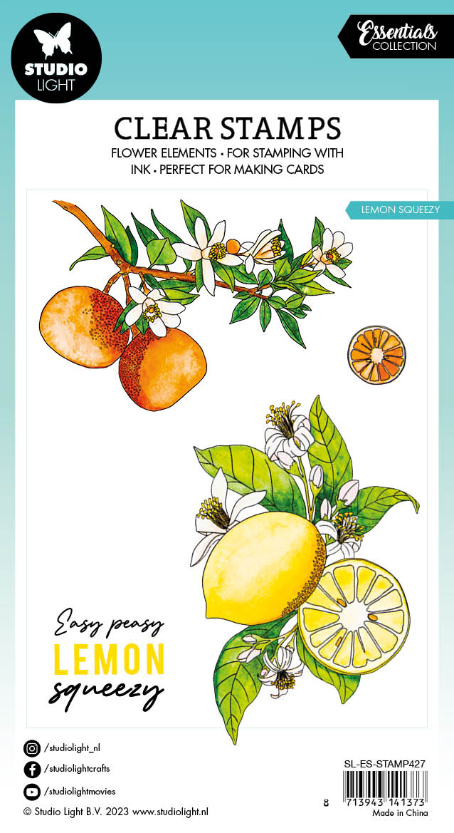 SL Clear Stamp Lemon Squeezy Essentials 88.9x132x3mm 4 PC nr.427-3