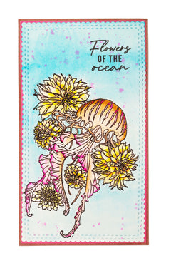 SL Clear Stamp Flower Squid Essentials 101x133x1mm 18 PC nr.429-2