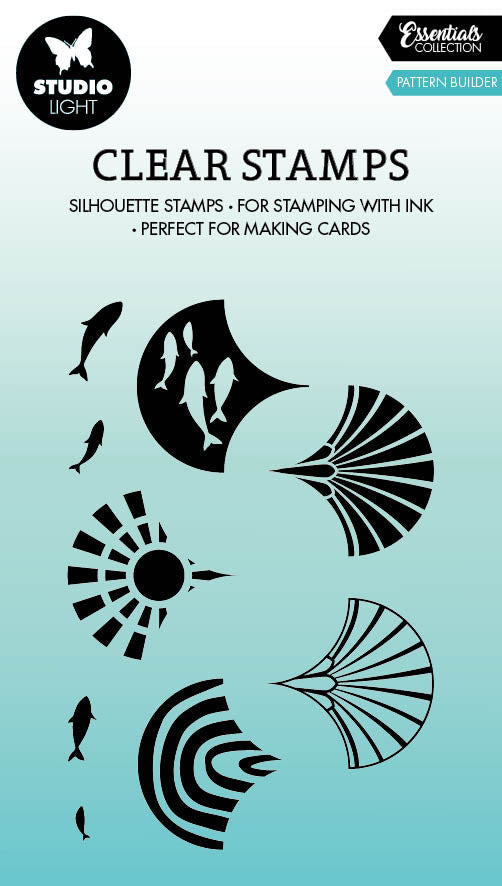 SL Clear Stamp Pattern Builder Essentials 62x93x3mm 9 PC nr.430-1