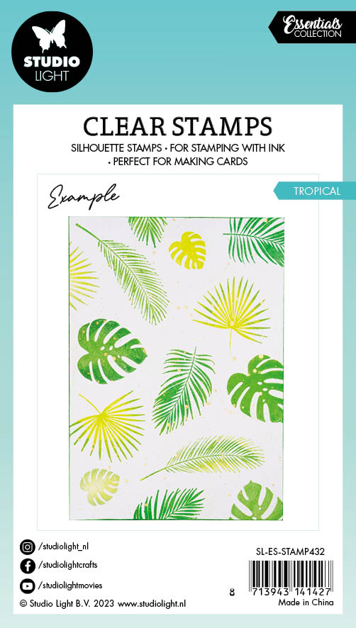 SL Clear Stamp Tropical Essentials 62x93x3mm 5 PC nr.432-3