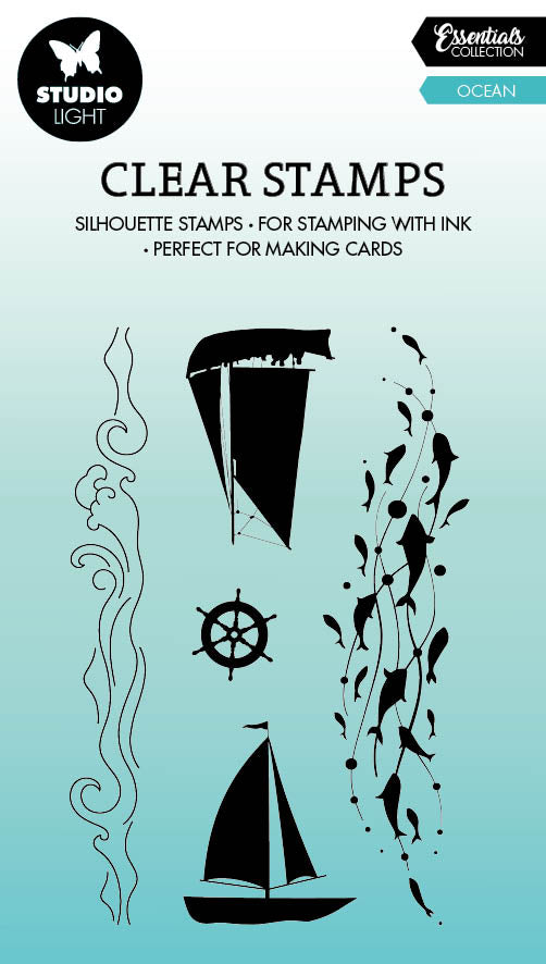 SL Clear Stamp Ocean Essentials 62x92.7x3mm 5 PC nr.433-1
