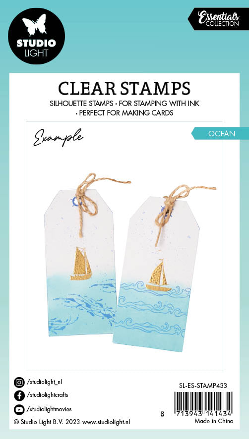 SL Clear Stamp Ocean Essentials 62x92.7x3mm 5 PC nr.433-3