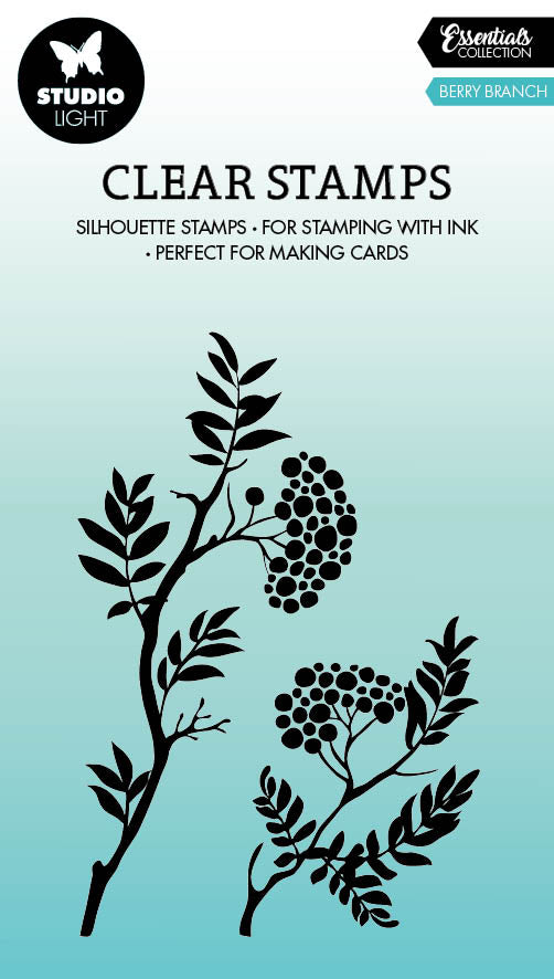 SL Clear Stamp Berry Branch Essentials 62x93x3mm 2 PC nr.494-1