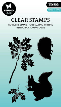 SL Clear Stamp Forest Animals Essentials 62x93x3mm 4 PC nr.496-1
