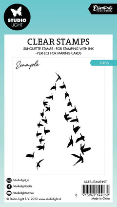 Sello transparente SL Birds Essentials 62x93x3mm 1 ud. n.º 497-4