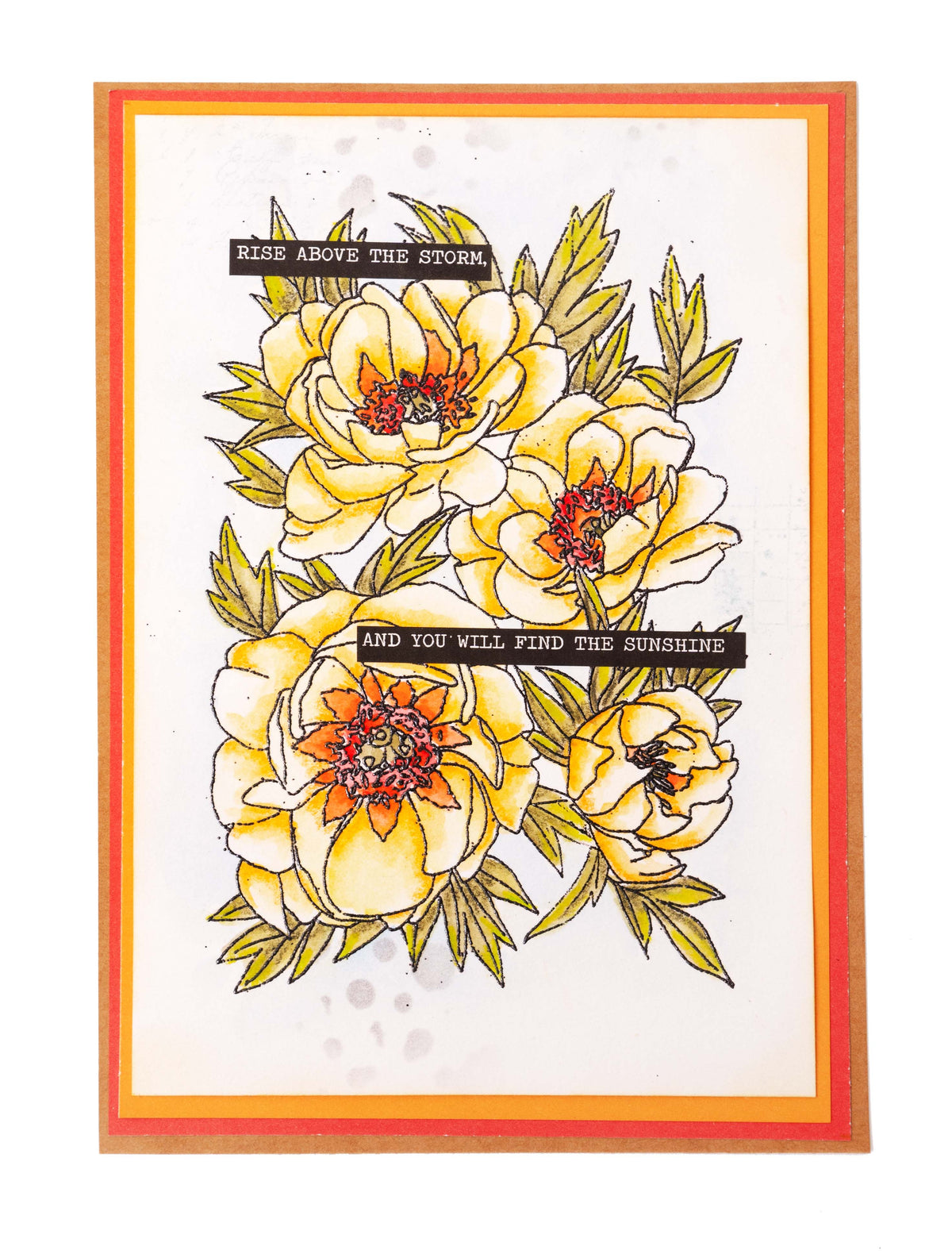 SL Clear Stamp Peonies Essentials 93x136x3mm 1 PC nr.541-3