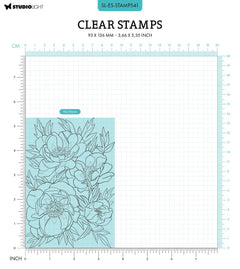 SL Clear Stamp Peonies Essentials 93x136x3mm 1 PC nr.541-2