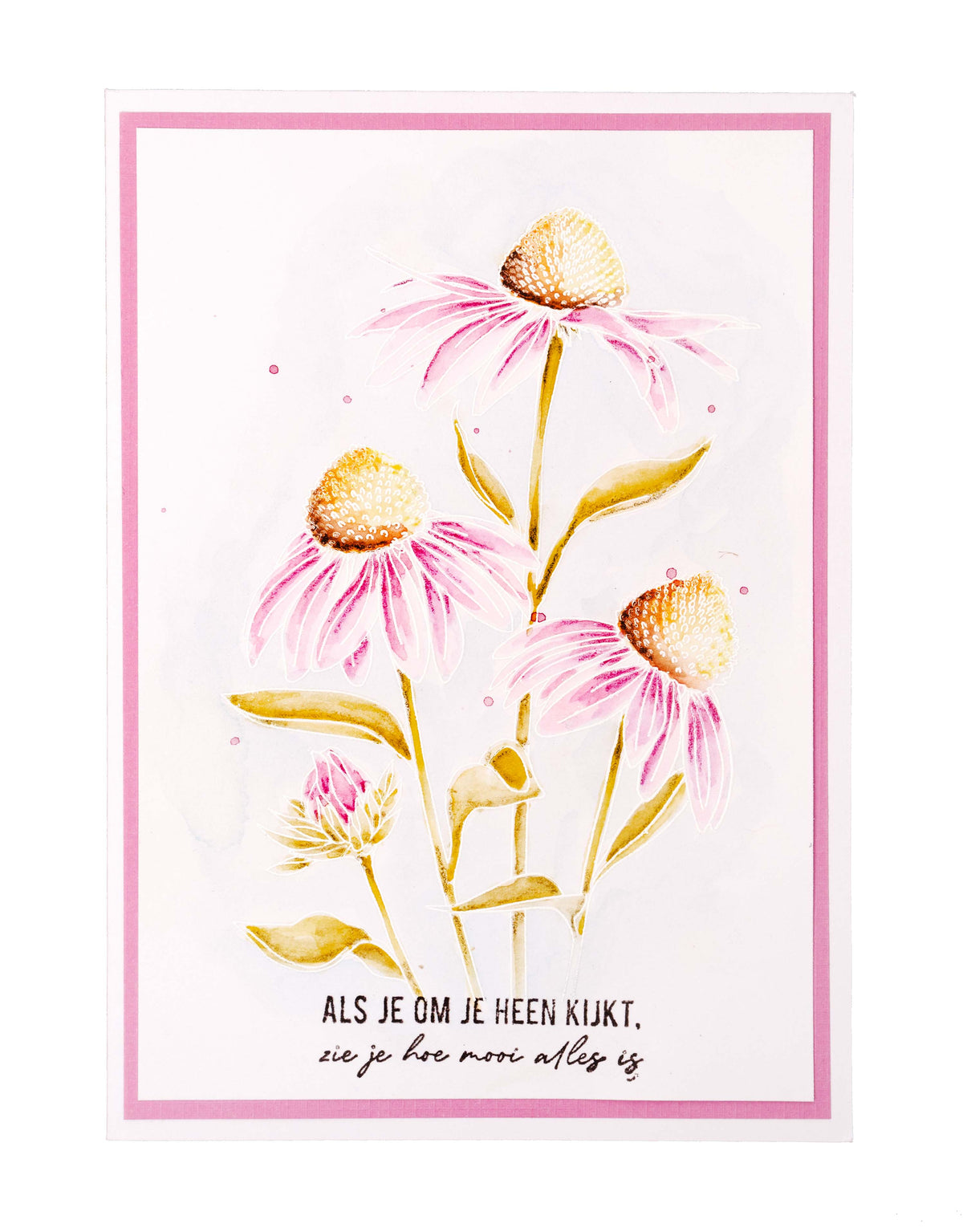 SL Clear Stamp Echinacea Essentials 93x136x3mm 1 PC nr.543-3