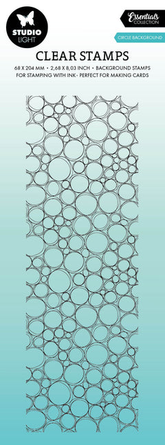 SL Clear Stamp Fond Cercle Essentiels 68x204x3mm 1 PC nr.552-1