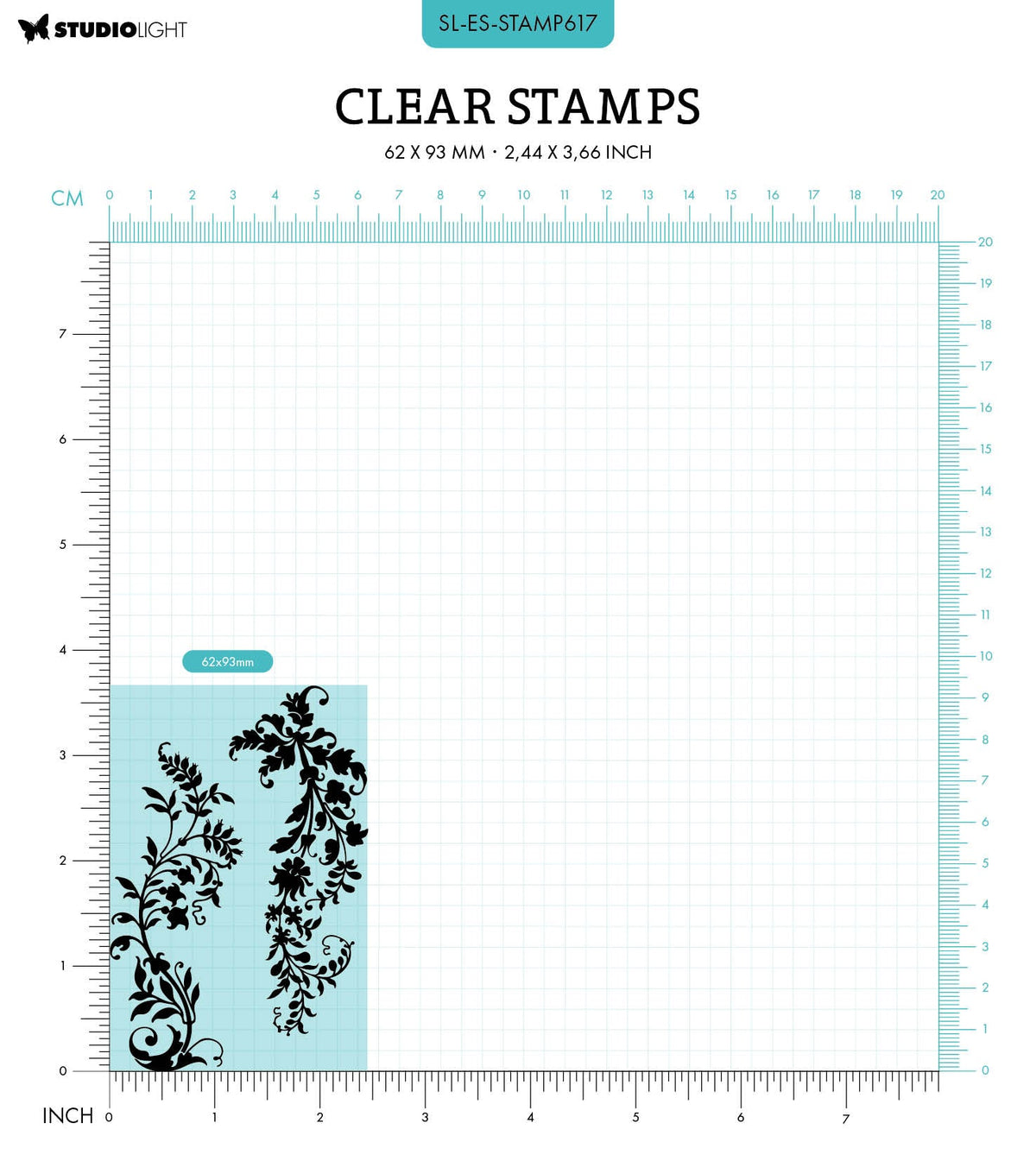 SL Clear Stamp Swirls Essentials 2 PC-2