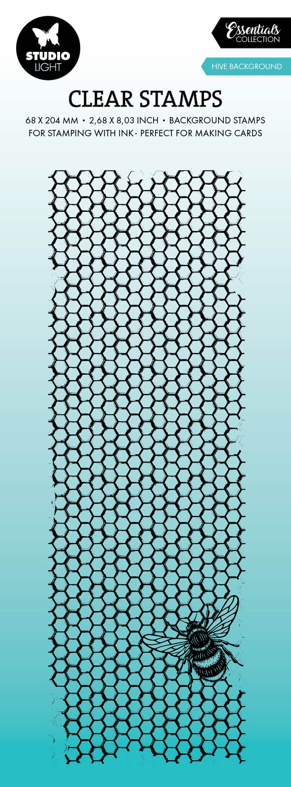 SL Clear Stamp Hive Background Essentials 1 PC-1