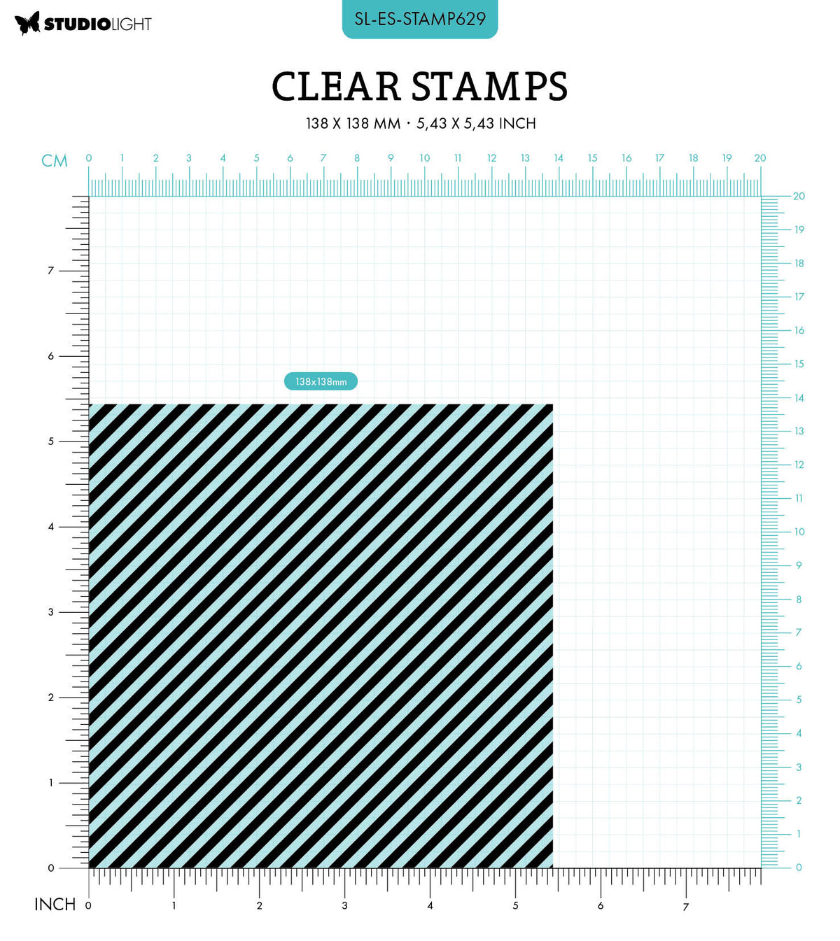 SL Clear Stamp Big Stripes Essentials 1 PC-2