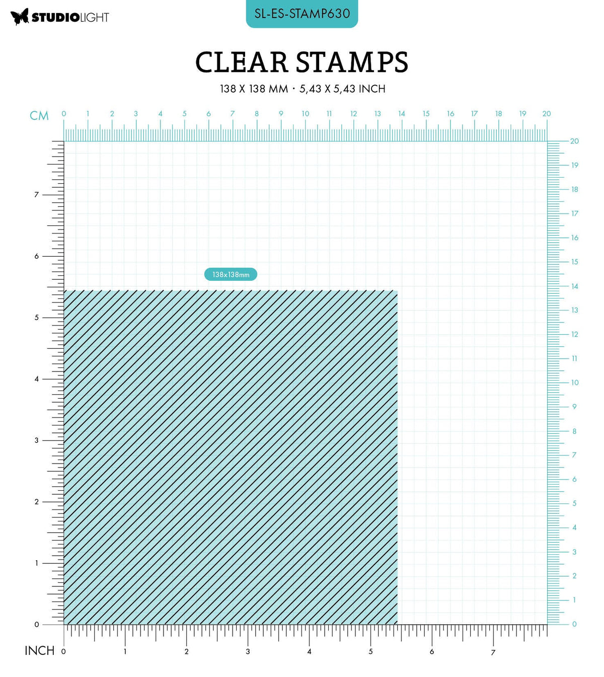 SL Clear Stamp Thin Stripes Essentials 1 PC-2