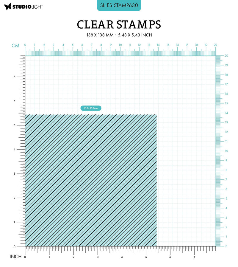 SL Clear Stamp Thin Stripes Essentials 1 PC-2