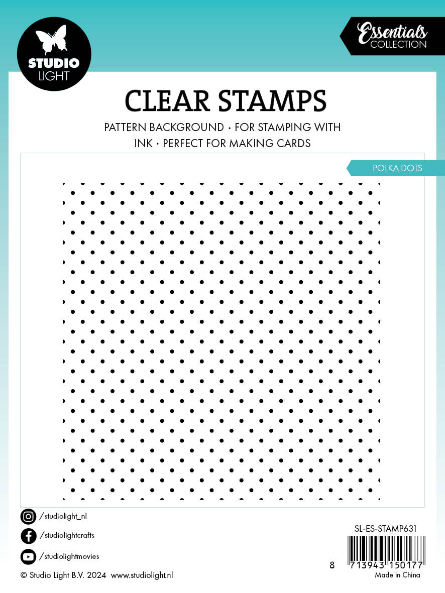 SL Clear Stamp Polka Dots Essentials 1 PC-3