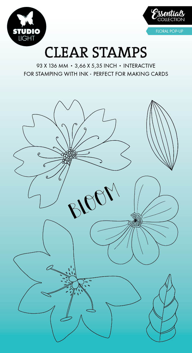 SL Clear Stamp Floral Pop-Up Essentials 6 PC-1