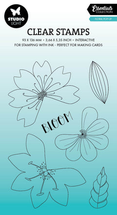 SL Clear Stamp Floral Pop-Up Essentials 6 PC-1
