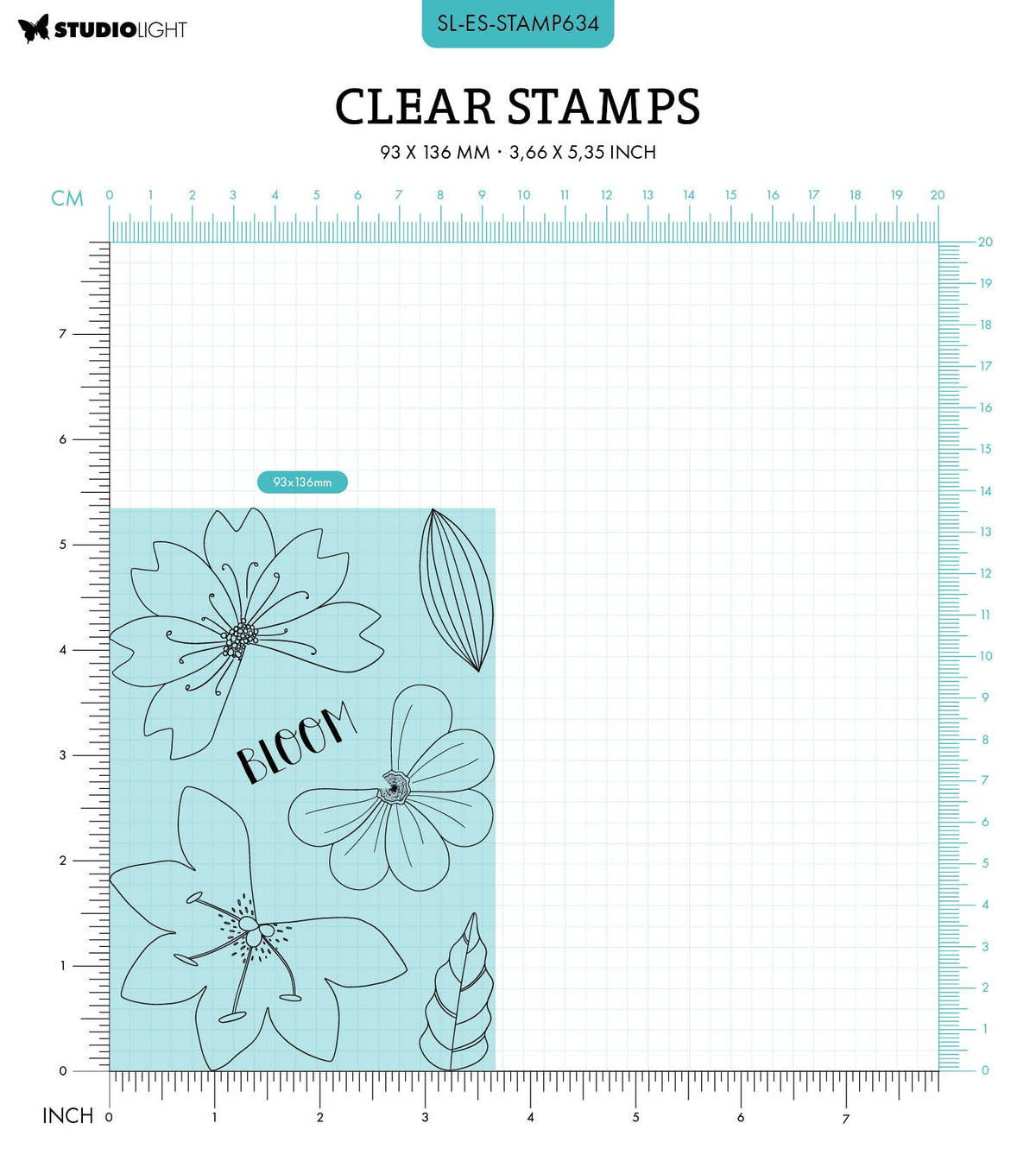 SL Clear Stamp Floral Pop-Up Essentials 6 PC-2