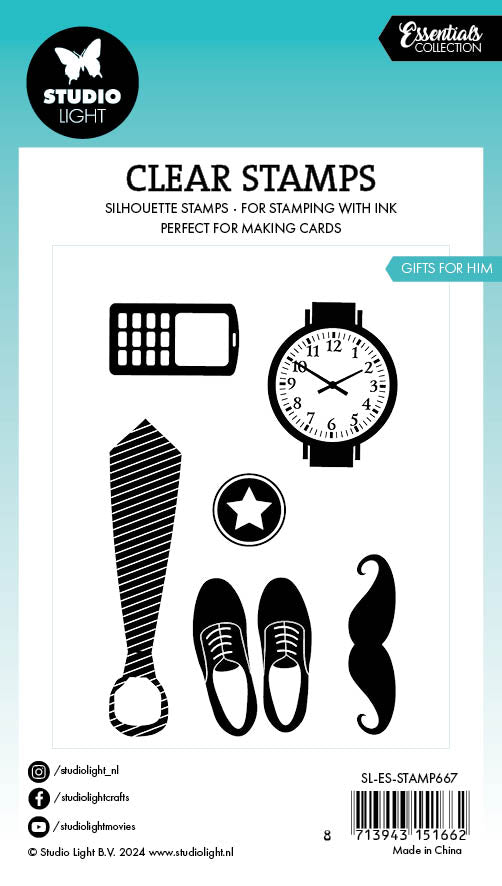 SL Clear Stamp Gifts For Him Essentials 6 PC-3