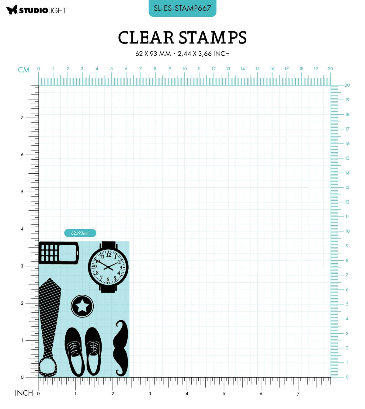 SL Clear Stamp Gifts For Him Essentials 6 PC-2